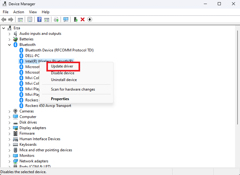 actualizar controlador