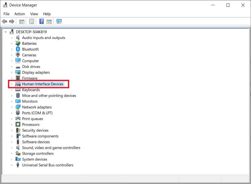 Expandir dispositivos de interfaz humana