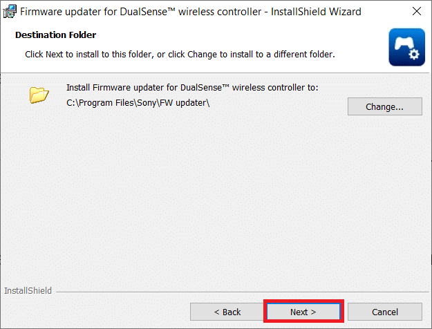 Haga clic en Siguiente en la siguiente ventana