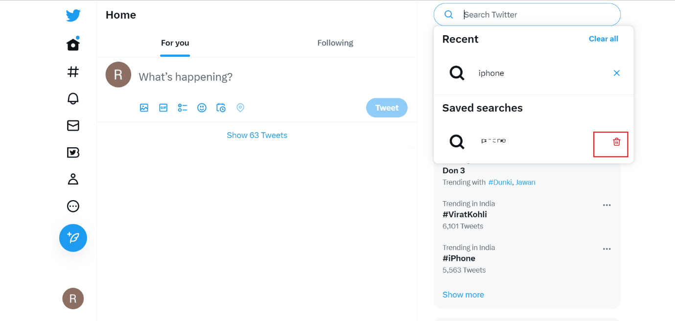 borrar icono twitter