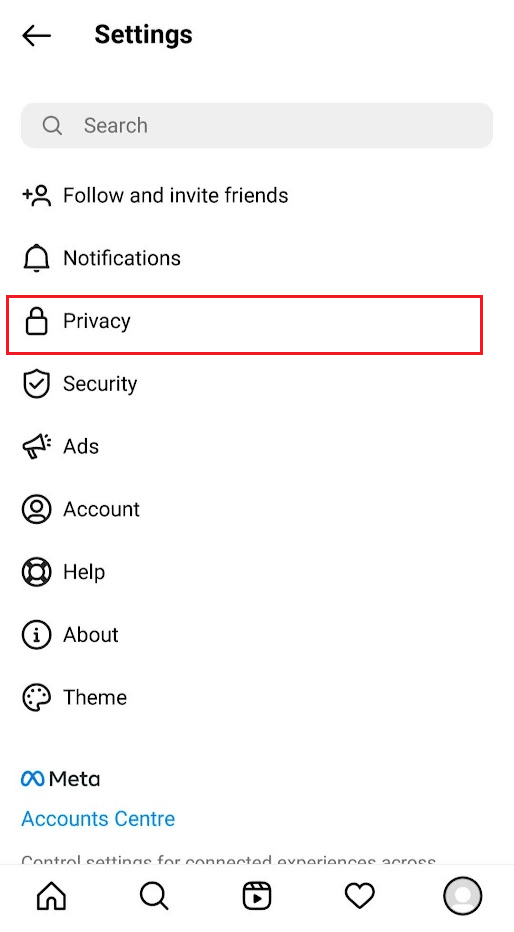 toca Privacidad