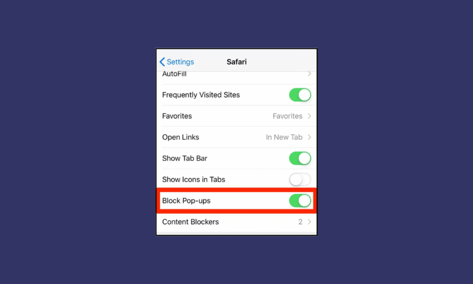 Cómo permitir o bloquear las ventanas emergentes del navegador en el iPhone