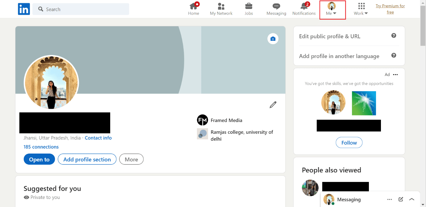 OPCIÓN YO LINKEDIN