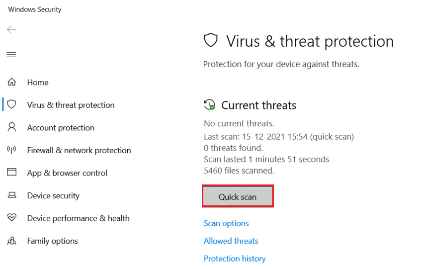 Ejecutar un análisis de virus