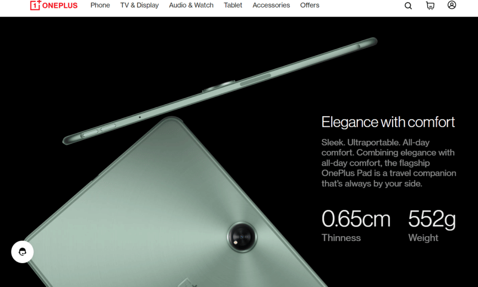 OnePlus presenta su primera tableta con OnePlus Pad