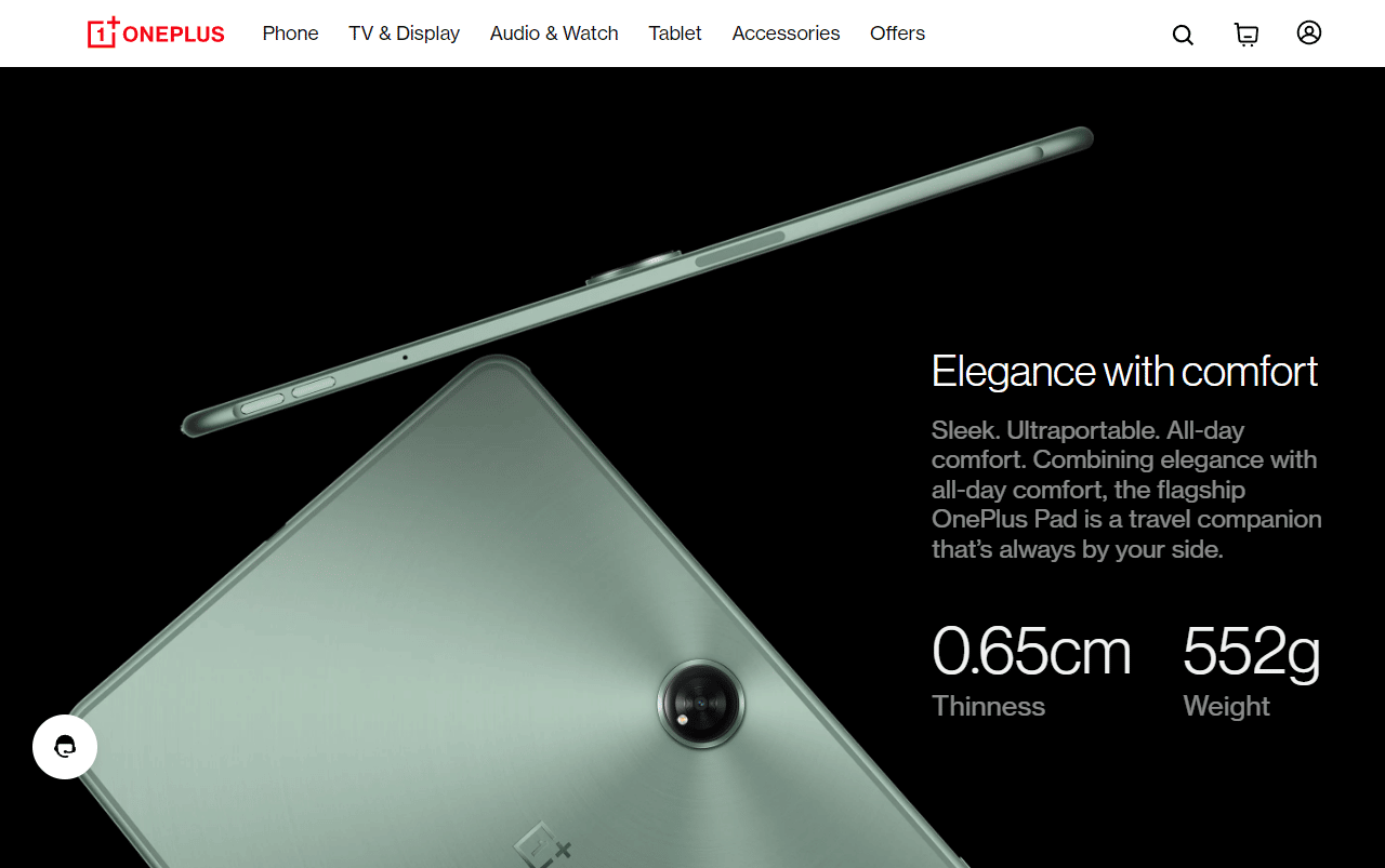 OnePlus presenta su primera tableta con OnePlus Pad 