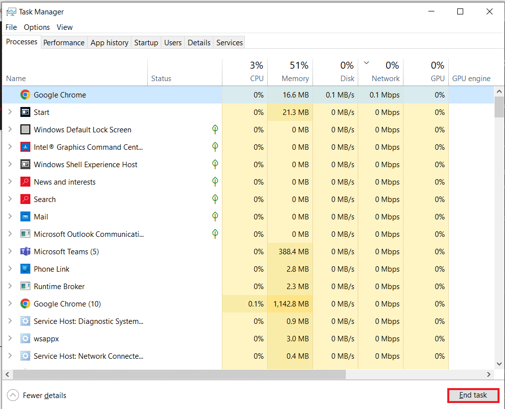 finalizar tarea en administrador de tareas