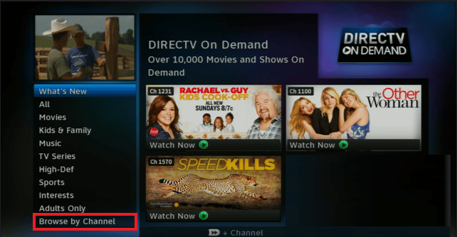 selecciona la opción Navegar por canal directv |  ¿Qué canal es Discovery en DirecTV?
