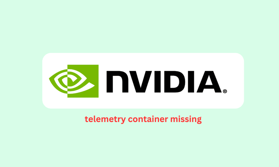 Solucionar el error de falta del contenedor de telemetría de NVIDIA