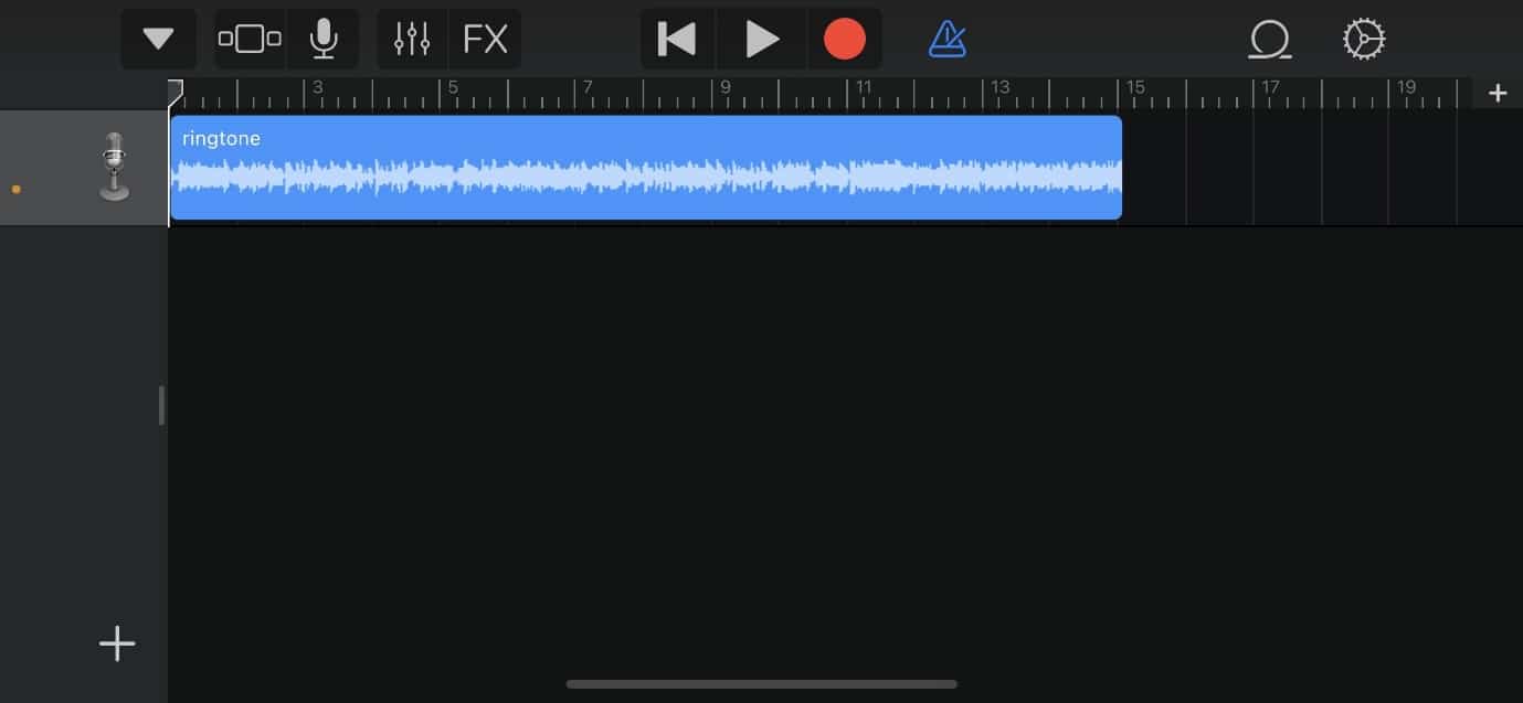 Seleccione e importe el archivo que ha importado |  Cómo guardar un sonido TikTok como tono de llamada