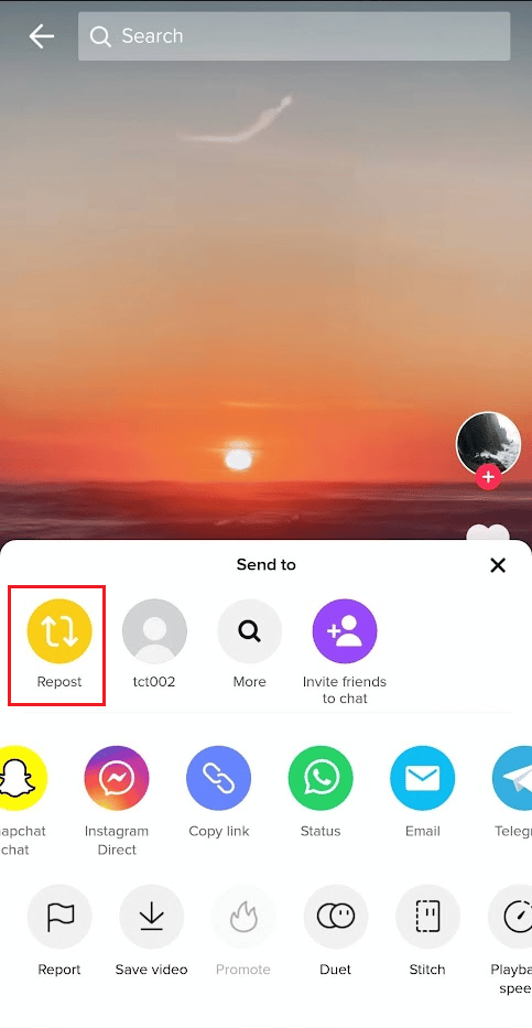 Toque Volver a publicar | Cómo volver a publicar videos de TikTok