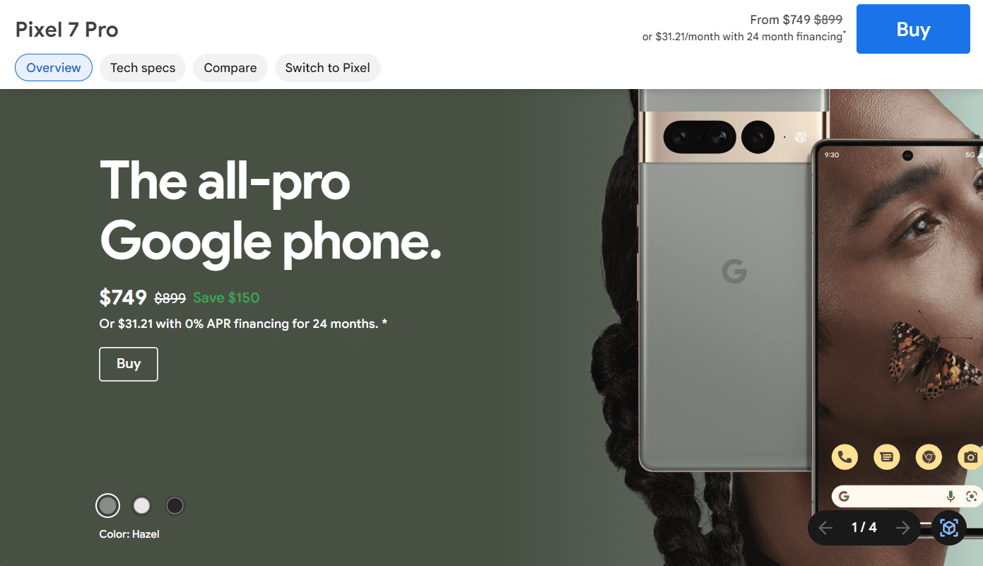 Google Píxel 7 Pro