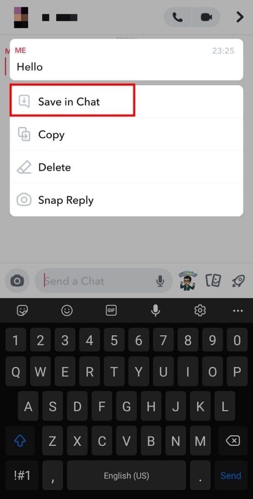 Guardar chat en Snapchat. ¿Por qué algunos mensajes de Snapchat no desaparecen?