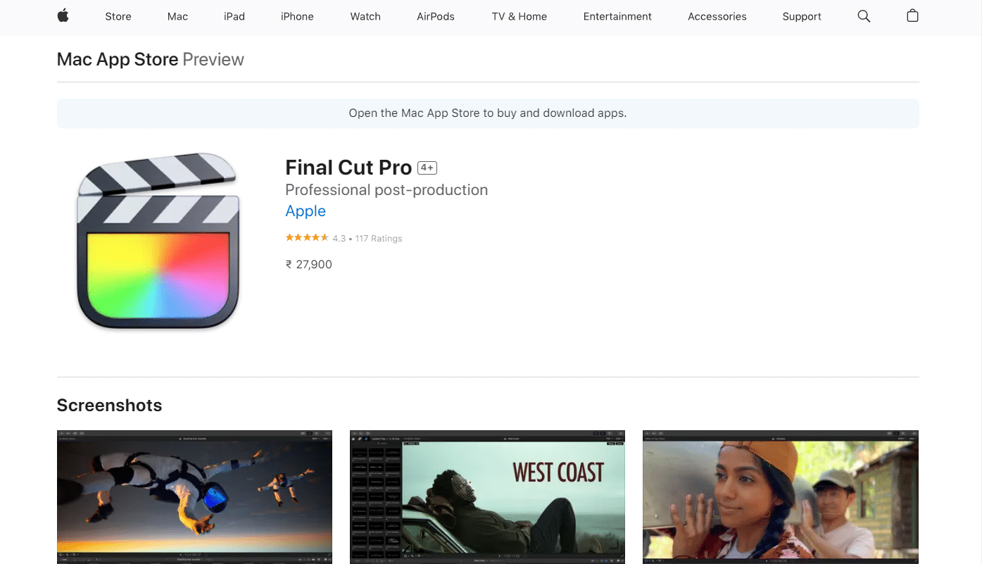 Reducir el precio de la tienda de aplicaciones Pro X en India