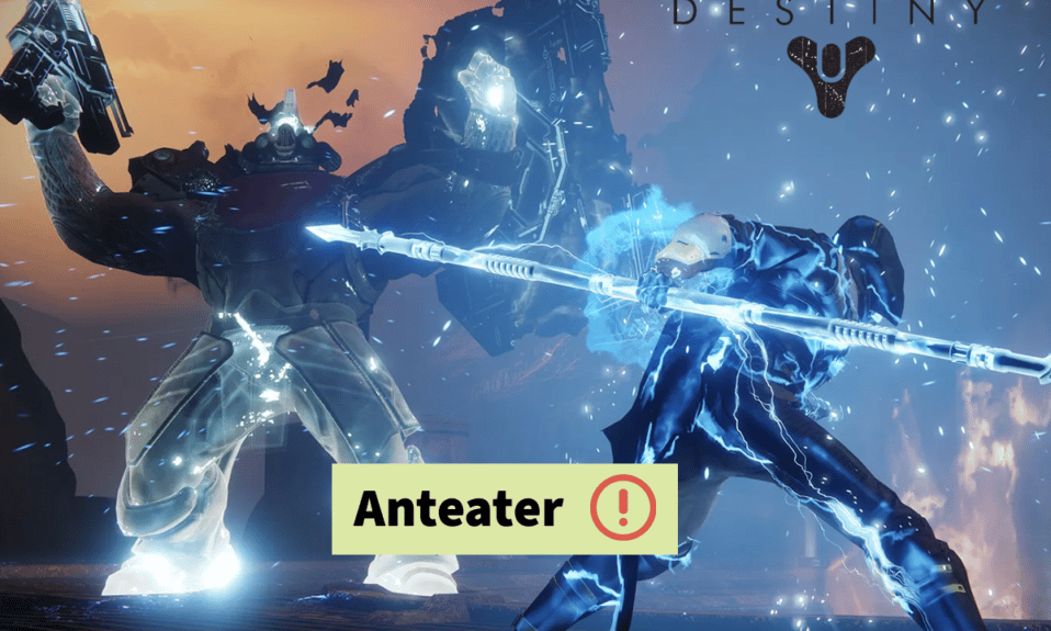 Arreglar el código de error de Destiny 2 Anteater