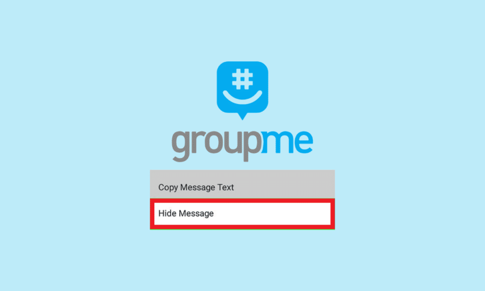 Cómo ocultar mensajes en GroupMe