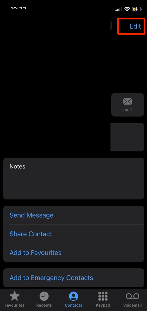 toca editar.  16 formas de solucionar el problema del iPhone que no suena