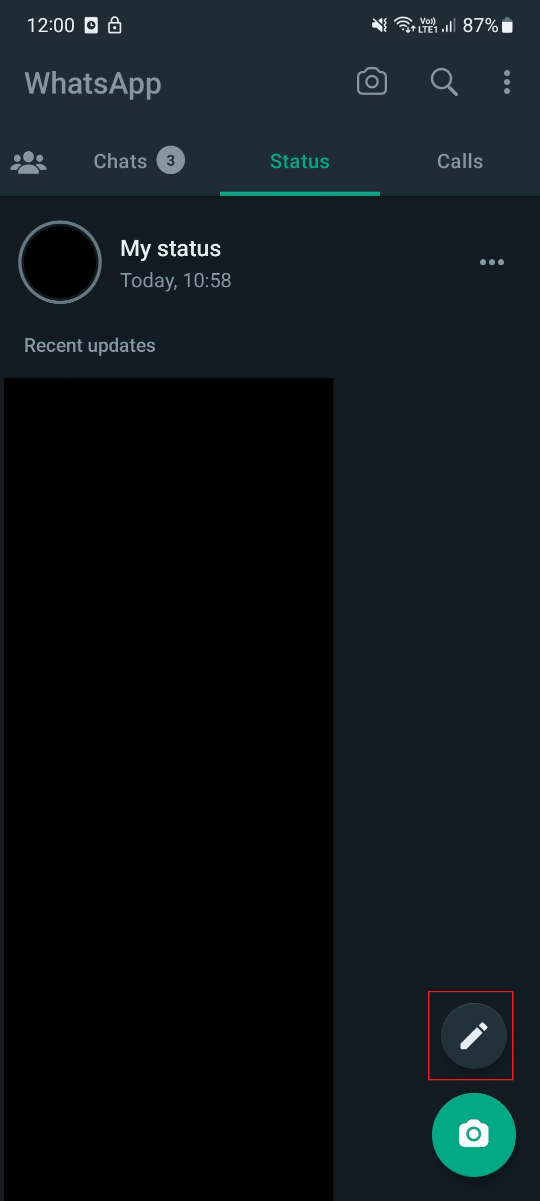 icono de lápiz whatsapp