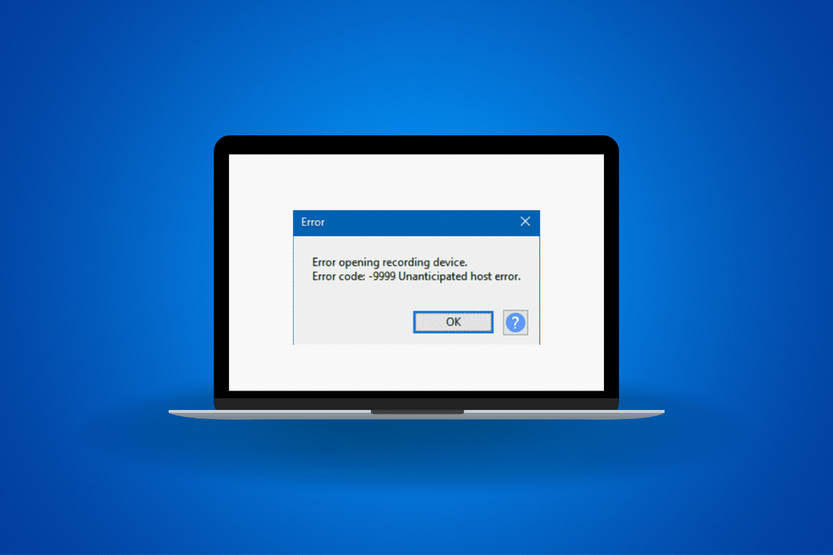 Cómo reparar el código de error de Audacity 9999 en Windows 10