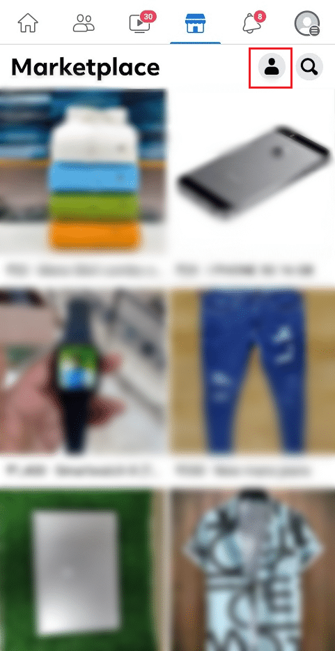 Toca el ícono de Perfil