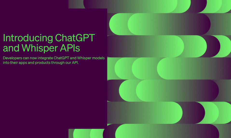 OpenAI presenta la API Whisper y ChatGPT