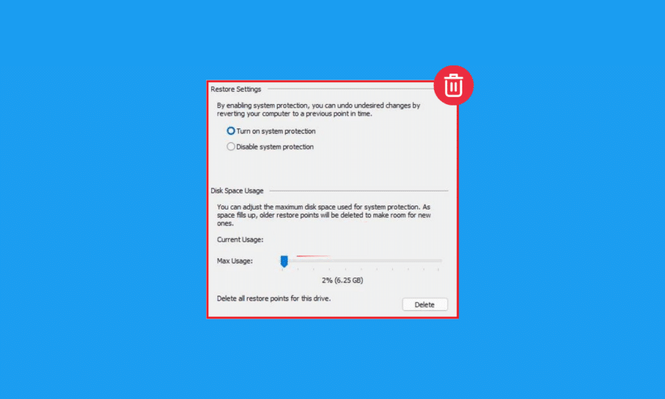Cómo eliminar el punto de restauración en Windows 11