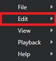 haga clic en Editar