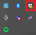 busque Seguridad de Windows y haga clic con el botón derecho en él