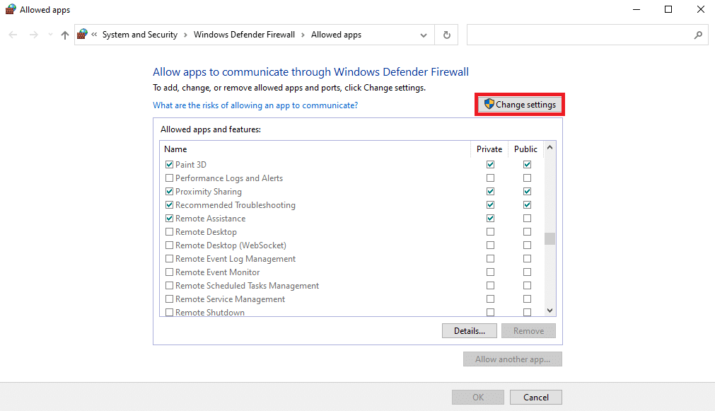 haga clic en Cambiar configuración. Cómo reparar el error de conexión de Spotify Code 4 en Windows 10