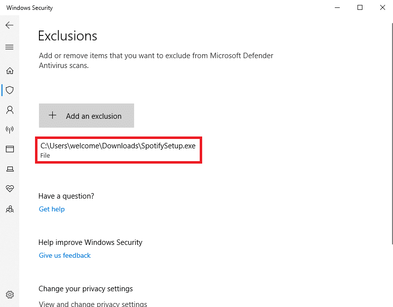 Localice y seleccione el archivo SpotifySetup.exe