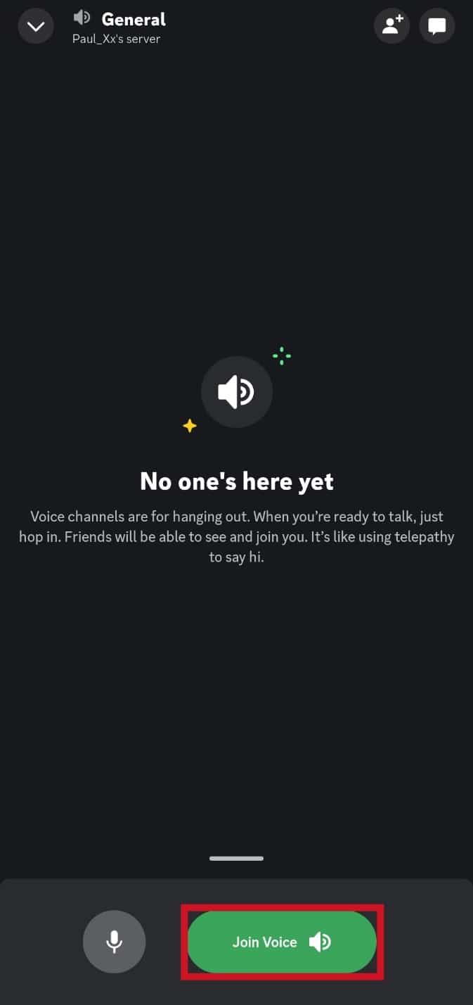Toque el botón Unirse a la voz en la parte inferior. Cómo transmitir Disney Plus en Discord