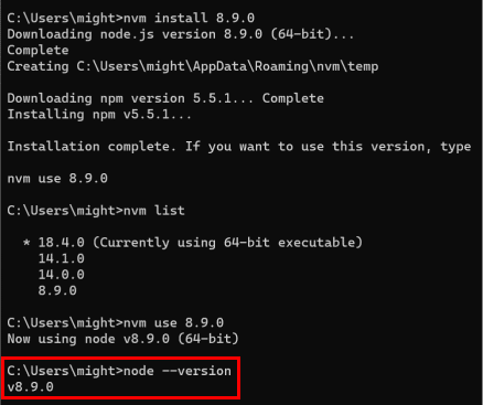 verificar si la versión ha sido cambiada