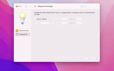 Encendido de Mac