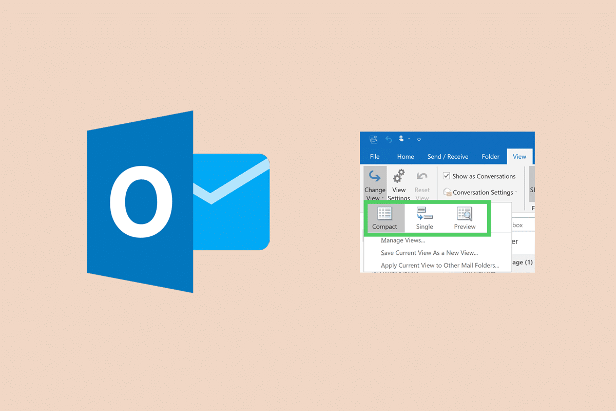 Cómo cambiar la vista en Outlook a la predeterminada