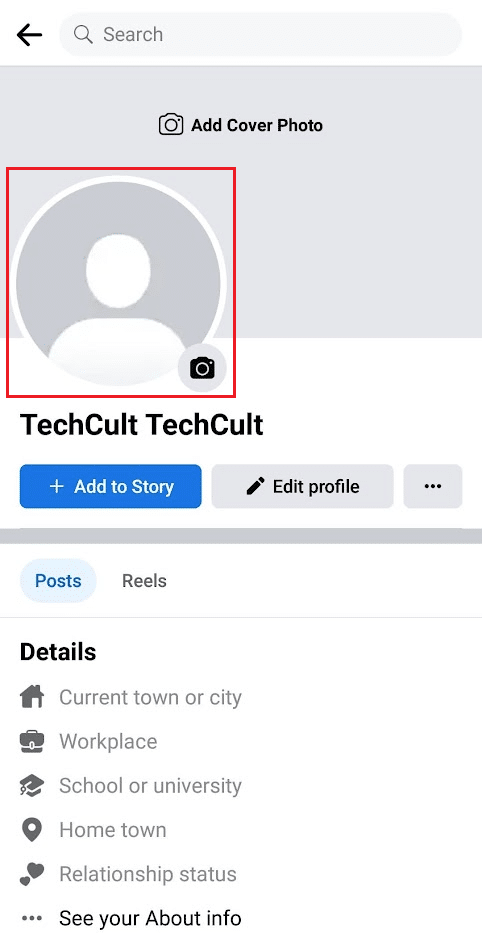 Toca la foto de perfil
