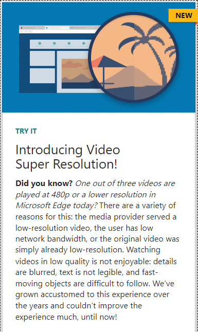 Microsoft Edge lanza Video Upscaler para mejorar los viejos videos borrosos
