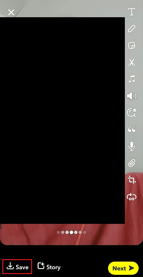 toca Guardar desde la pantalla de edición