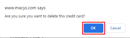 Haga clic en Aceptar en la ventana emergente para confirmar la acción.