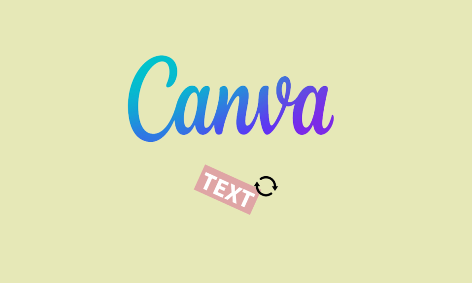 Cómo rotar texto en Canva