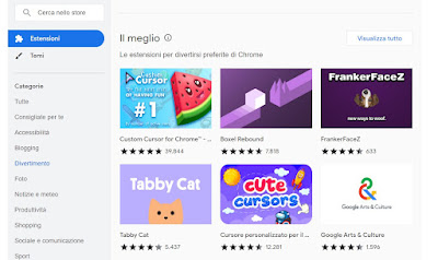 Chrome web de Google