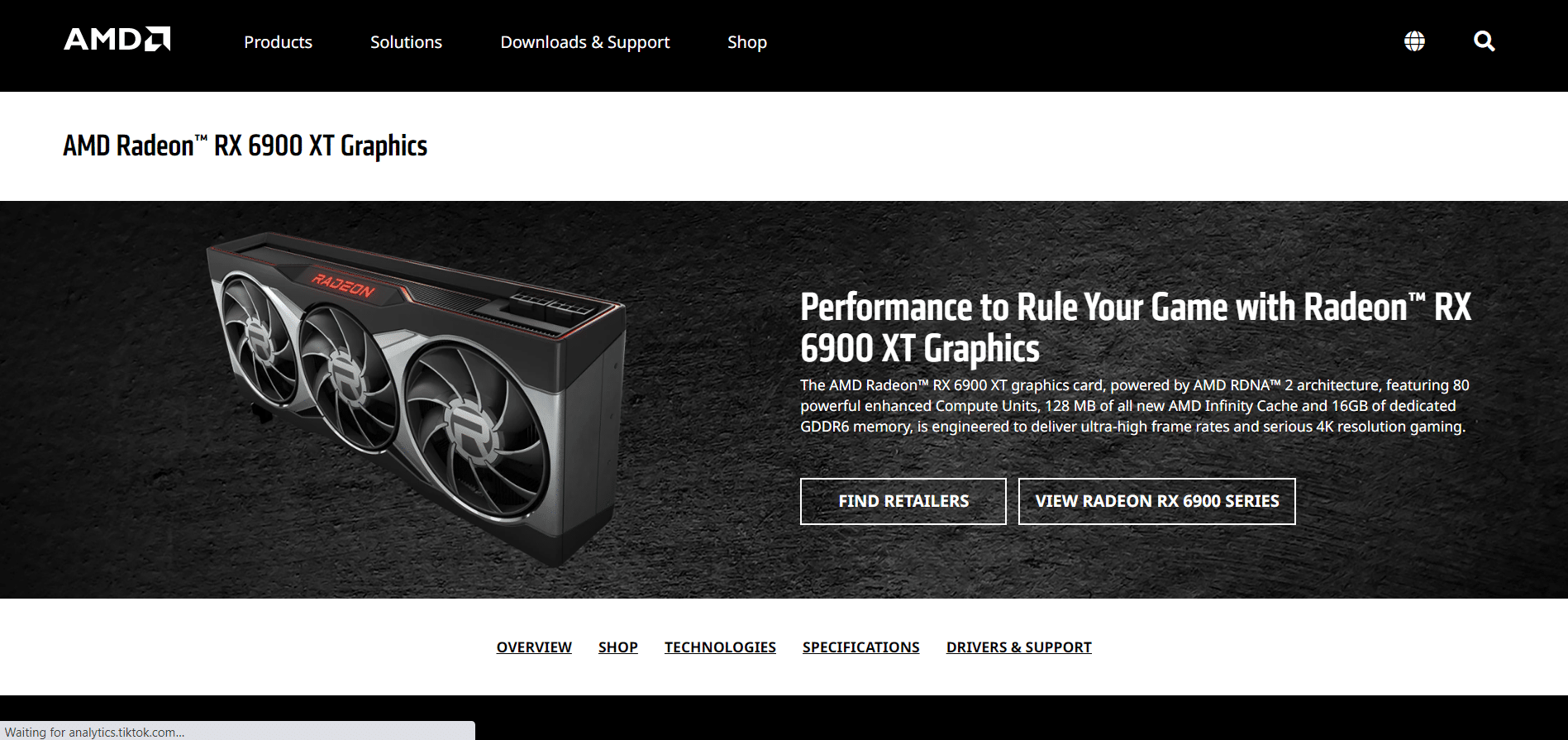 PC de escritorio para juegos AMD Radeon RX 6900 XT.  GPU LHR vs No LHR: ¿Qué tarjetas son las mejores para jugar?