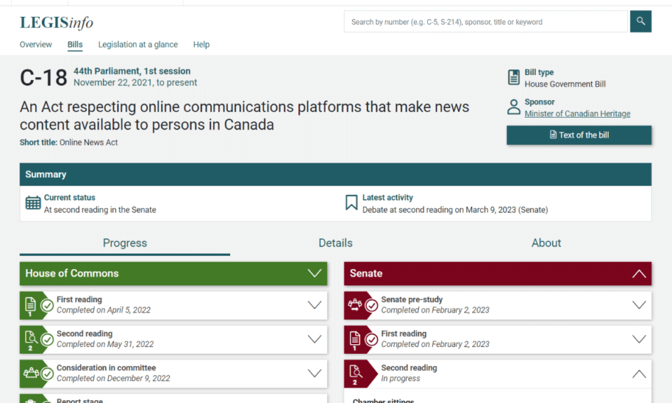 Meta podría terminar con el acceso a las noticias para los canadienses si la Ley de noticias en línea se convierte en ley