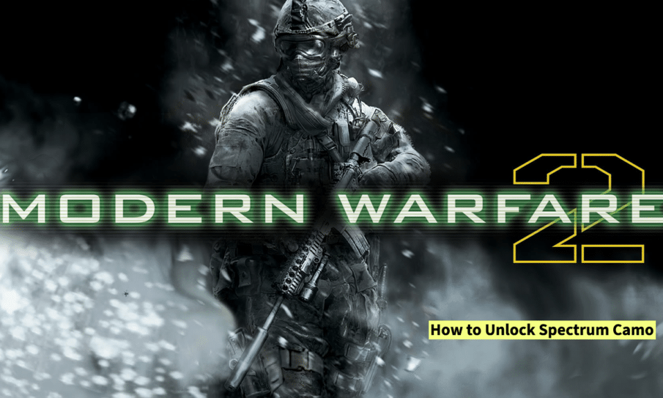 Cómo desbloquear Spectrum Camo en MW2