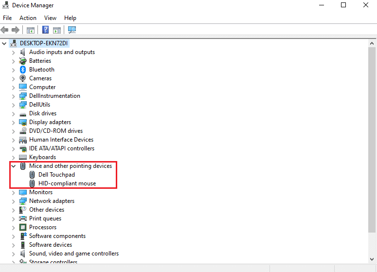 Haga clic en Ratones y otros dispositivos | ¿Qué causa que el mouse de Windows 10 haga doble clic en un solo clic?