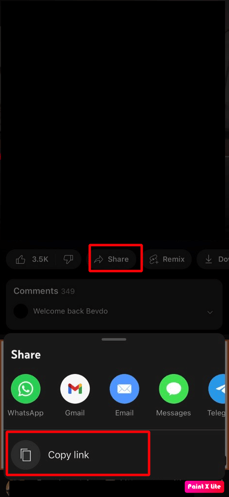 toque el icono de compartir.  Cómo descargar videos de YouTube en iPhone sin aplicación