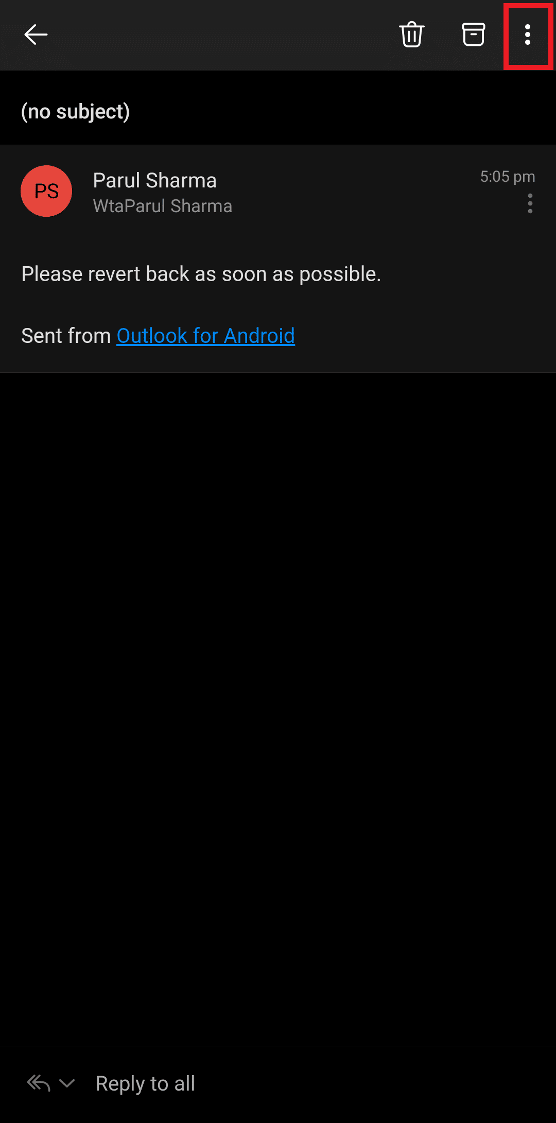 toca los tres puntos horizontales 