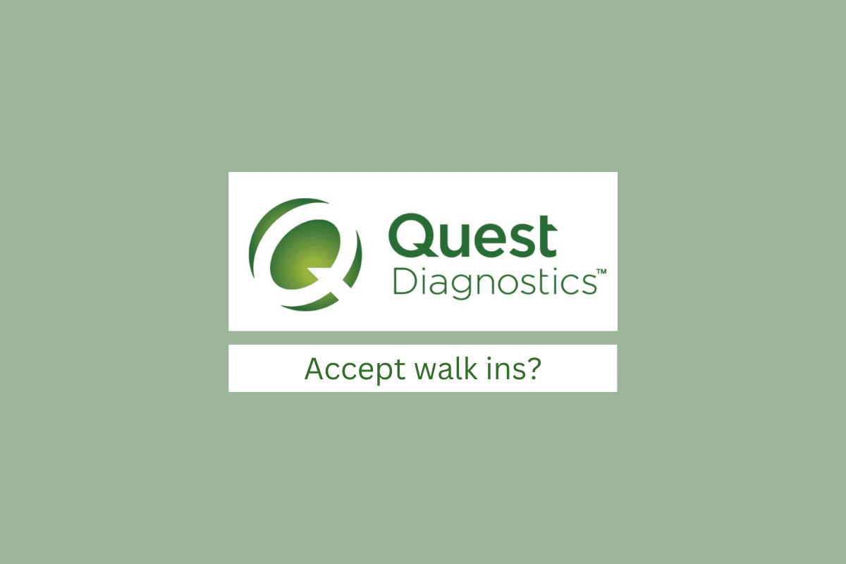 ¿Cómo acepta Quest Diagnostics Walk Ins?