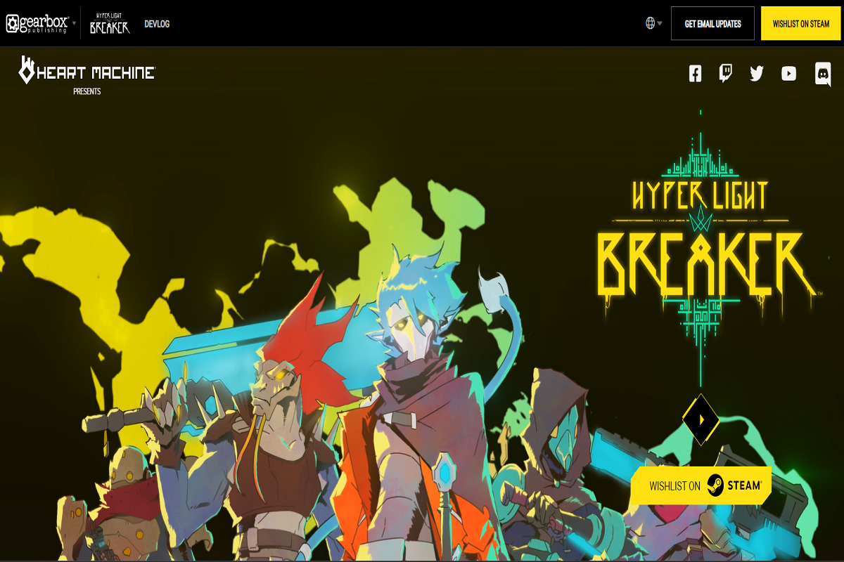 Lanzamiento del tráiler oficial de juego de Hyper Light Breaker