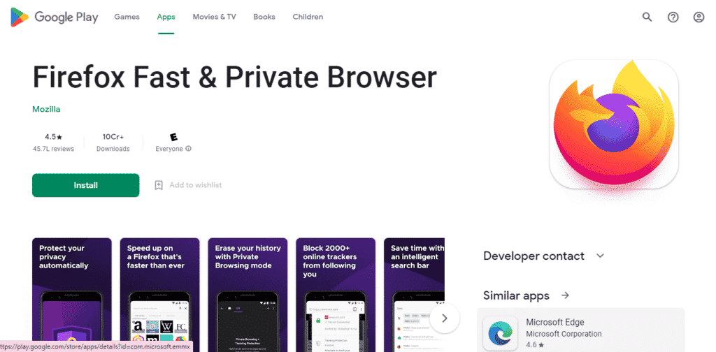 Utilice un bloqueador de anuncios de confianza. cómo prevenir el software espía en el iPhone
