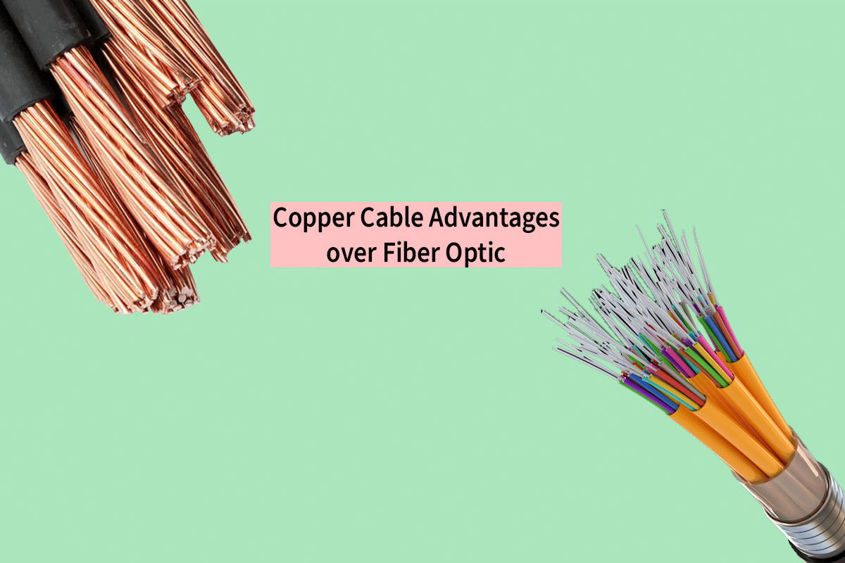 ¿Cuáles son las ventajas del cable de cobre sobre la fibra óptica?